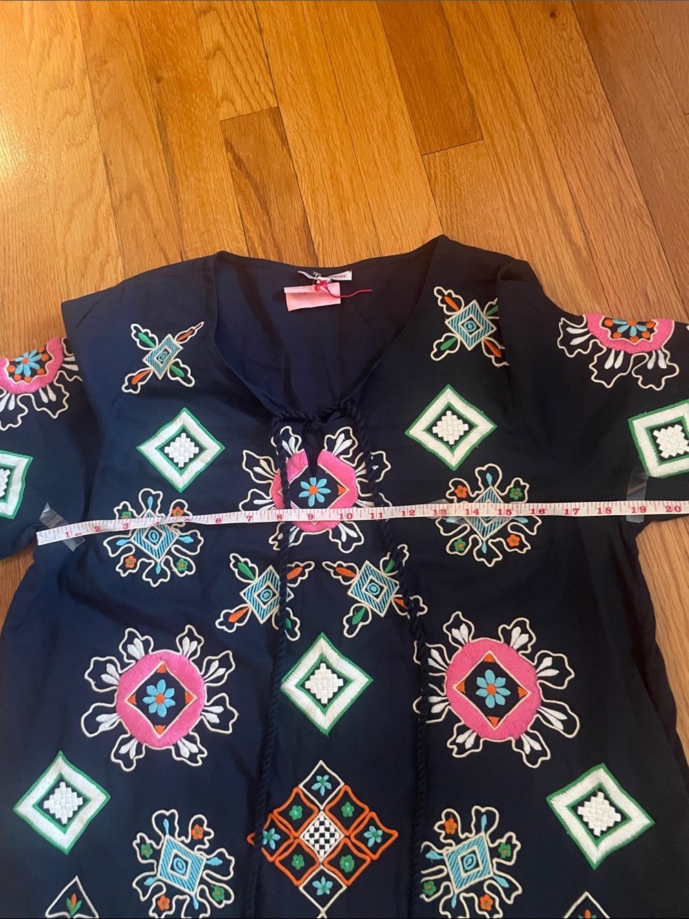 EUC Frances Valentine Navy Blue Dress Size Medium. - Picture 6 of 8
